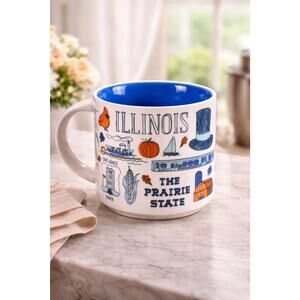 Starbucks Illinois Been There Series Mug 14oz The Prairie State 2018 Free Ship!